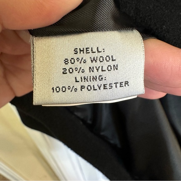NWT Preston and York black wool double breasted peacoat women’s 16W - Picture 9 of 11